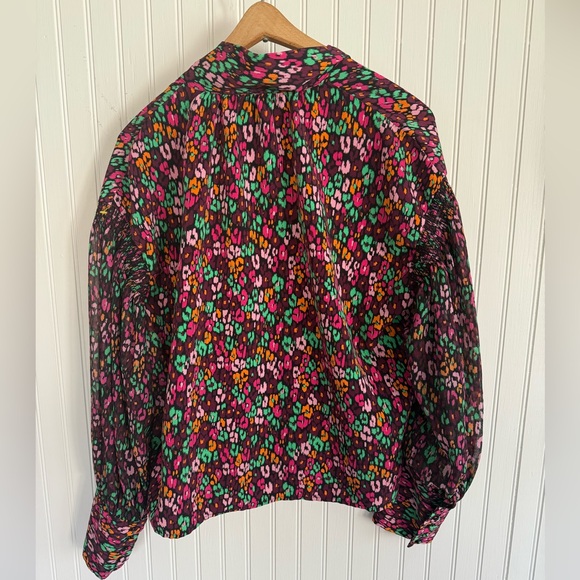 Who What Wear Jewel Tone Blouse Size Medium - Picture 4 of 5